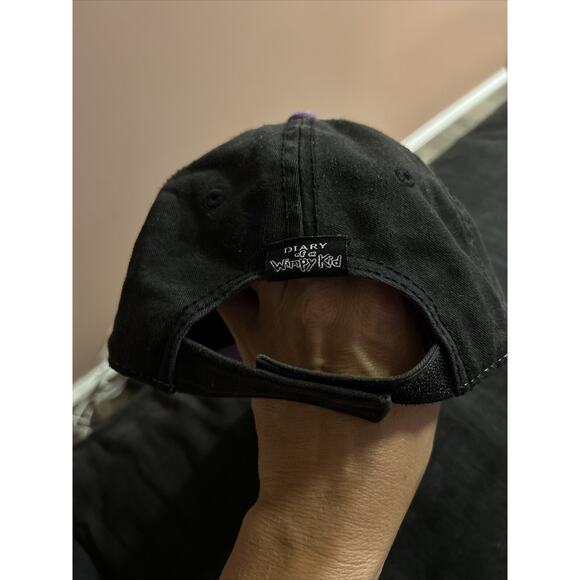 Diary of a Wimpy Kid Youth Baseball Cap Purple Black Adjustable Cotton Hat New - Picture 4 of 4
